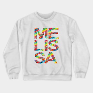 Melissa, name, typography Crewneck Sweatshirt